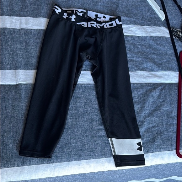 Under Armour Other - Under Armour Black and White Leggings Youth Small activewear pants